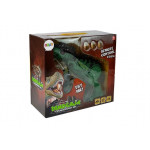 Dinosaurus Tyrannosaurus Rex 54 cm s vajíčkami RC - zelený